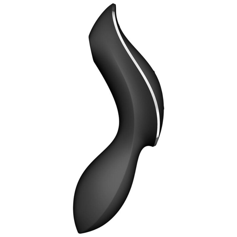 Curvy Trinity 2 Õhurõhu Pulseeriv Vibraator Must