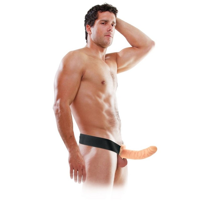 19 cm õõnes strap-on reguleeritava rakmega