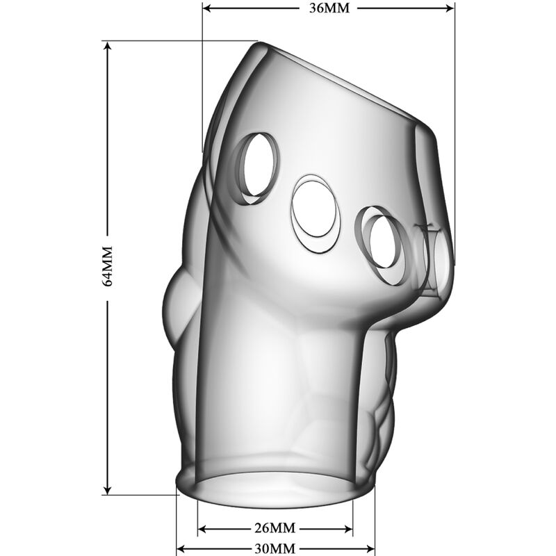 Oscar Läbipaistev Peenise Paksendav Varrukas