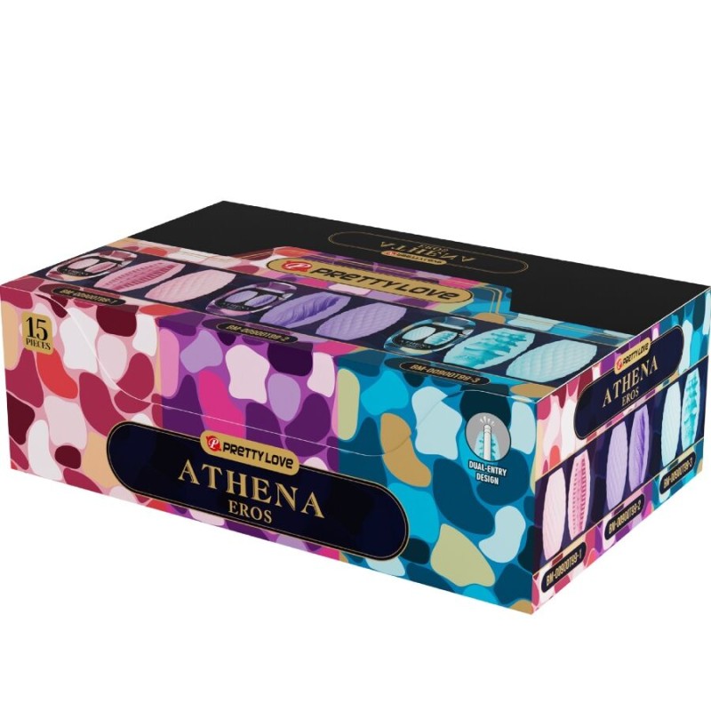 Athena Eros Komplekt - 15 Erinevat Meeste Masturbaatorit