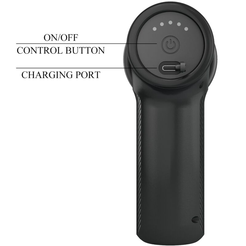 DJ Doctor Massager 5 Tõukekiirusega – Must