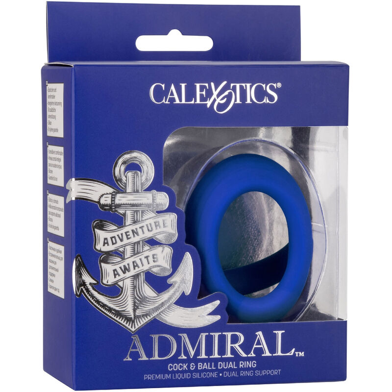 Admiral Cock & Ball Topeltring Sinine
