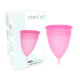 Stercup FDA silikoonist menstruaalkupp roosa - suurus L