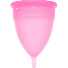 Stercup FDA silikoonist menstruaalkupp roosa - suurus L