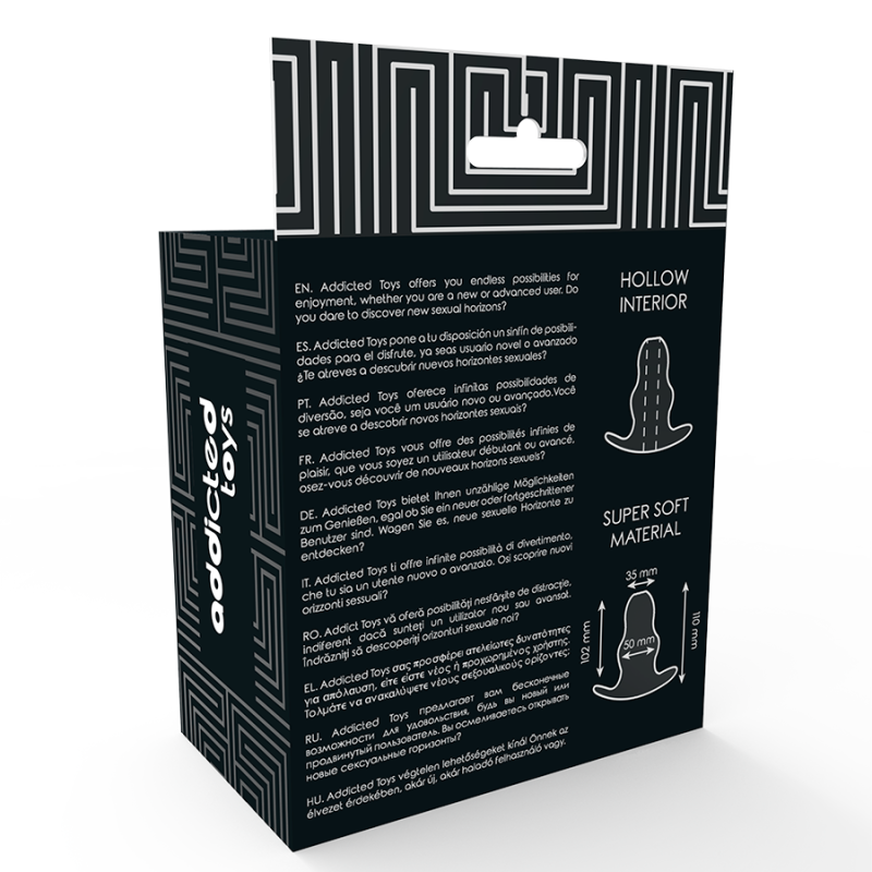 Keskmise suurusega anaaldilaator 11 cm - Läbipaistev