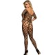 951719 Avatud Õlgadega Must Kalavõrgu Bodystocking Ühes Suurus